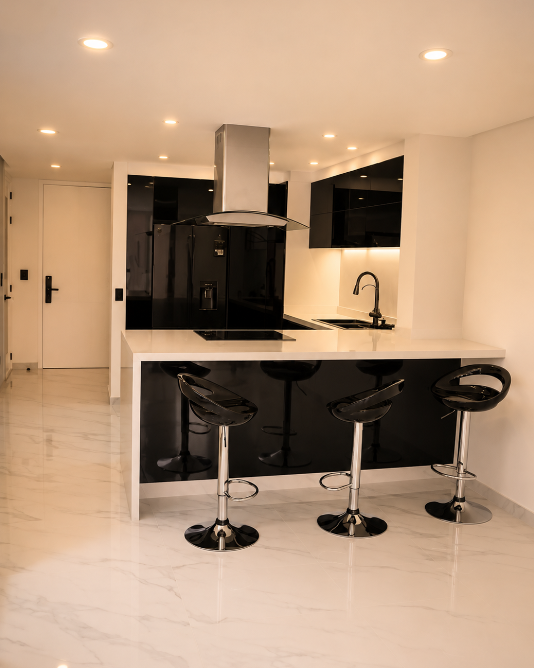Remodelación residencial terminada del proyecto Alba en Bogotá.