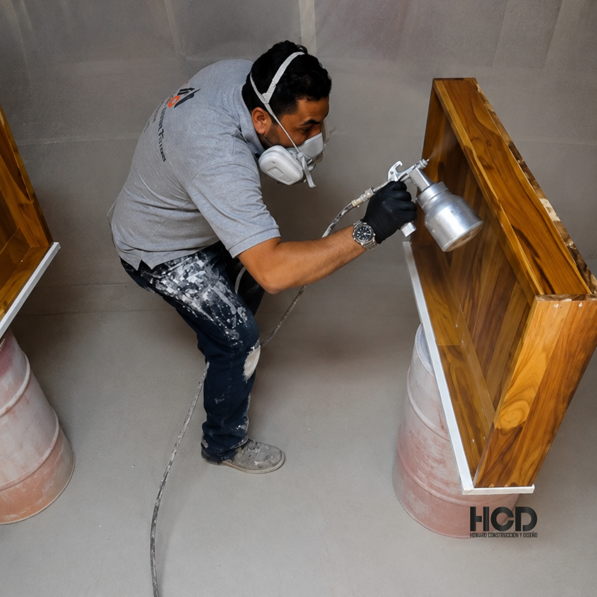 Proceso de fabricación o instalación de Verde Sereno.